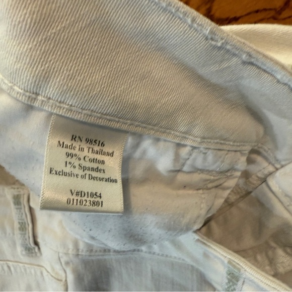 Coldwater Creek Capri / Skimmer Pants Size 10 Off White - Picture 5 of 7